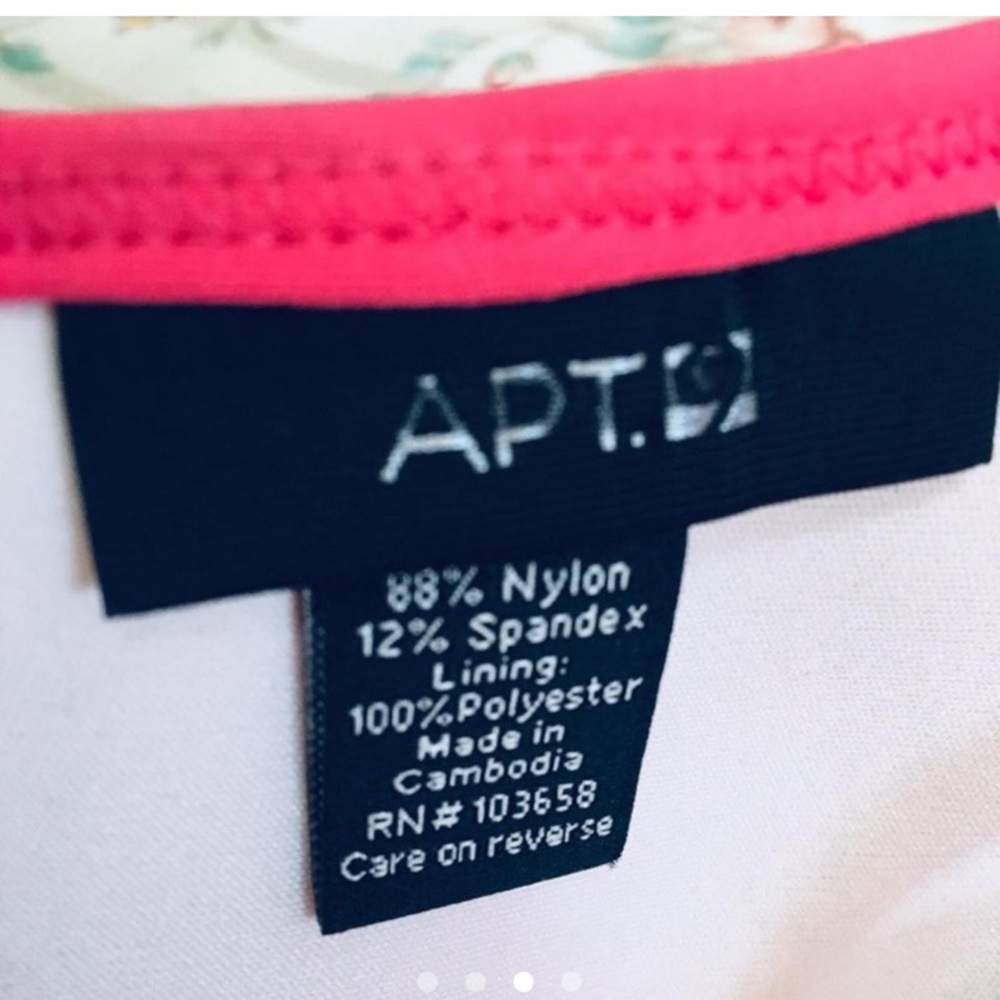Bright Neon Pink Apt.9 Push-up Bikini Swim Top - Picture 7 of 8